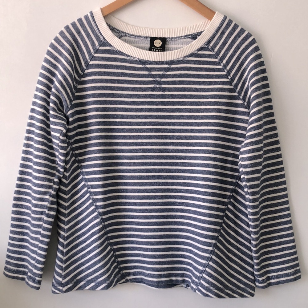 🐈‍⬛💕JONES NEW YORK SWEATSHIRT TOP SIZE LARGE